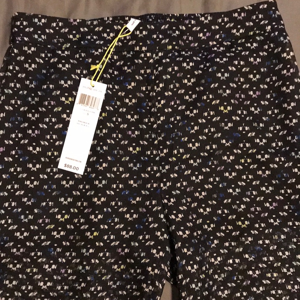 BCBG Sheer Palazzo Pants with Built in Shorts